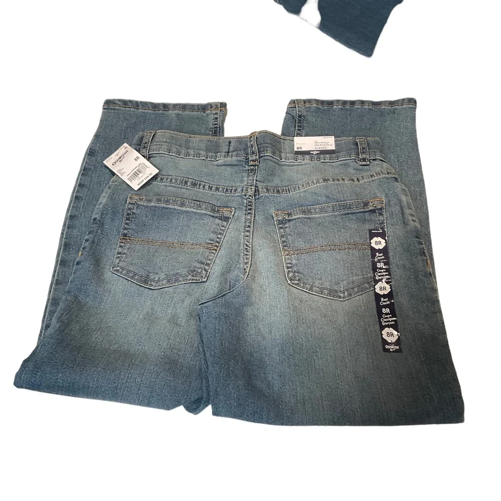 Osh kosh b gosh boys classic straight jeans BUNDLE all 3 size 8A - Picture 14 of 15